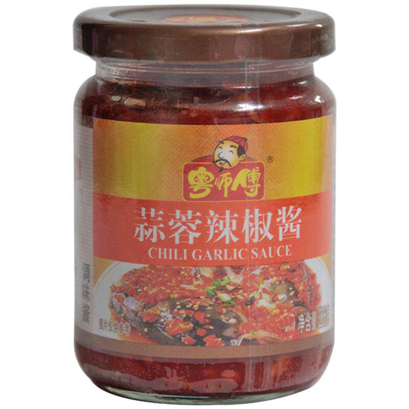 粤师傅蒜蓉辣椒酱226克 烧烤辣椒酱蒜味辣酱拌食面厨房蘸食餐饮料