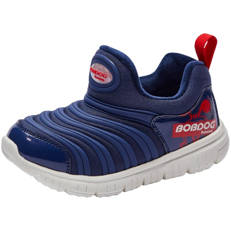 巴布豆儿童毛毛虫童鞋2020秋季中大童软底女童鞋子透气男童运动鞋