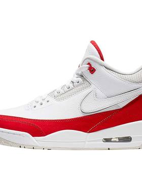 小鸿体育air jordan 3 aj3白红手稿 汀克 换钩 篮球鞋 cj0939-100