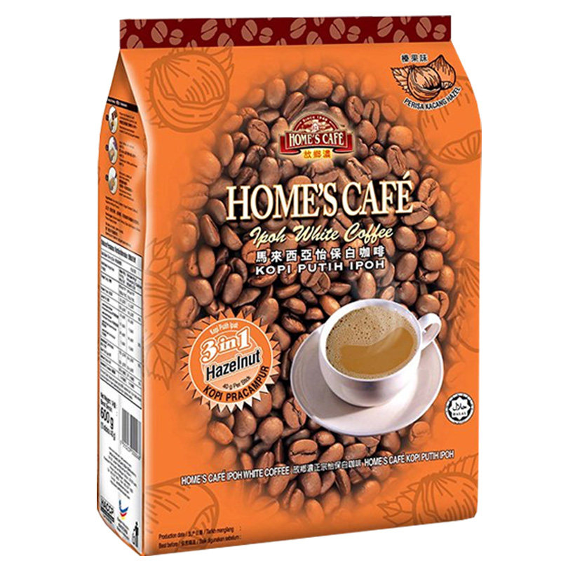 马来西亚怡保原装进口故乡浓原味白咖啡三合一速溶咖啡600g条装
