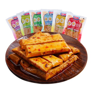 涨停板玉米豆腐干休闲香辣小零食2斤装共5口味散装豆干小包装小吃