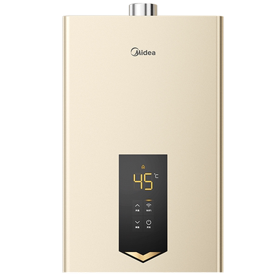 美的燃气热水器电家用天然气13升洗澡变频恒温强排式12升td1_啥值得买