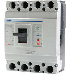 正泰漏保塑壳断路器空气开关 漏电保护器nm1le-400s/4300三相四线 券