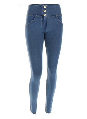 内在光芒freddy牛仔裤中高腰性感提臀弹力紧身显瘦时尚翘臀蜜桃裤