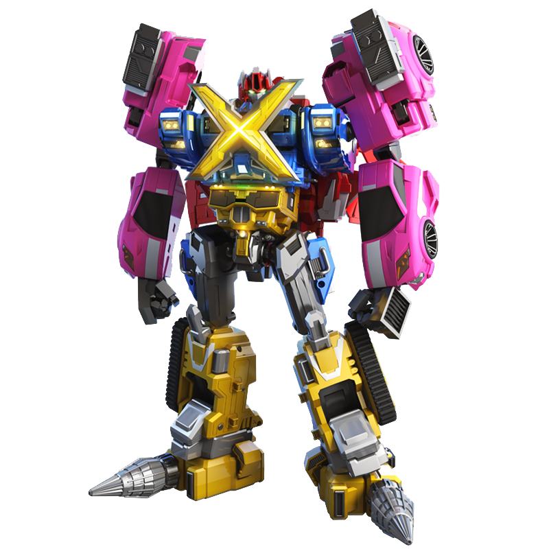 迷你特工队x变形玩具金刚机甲弗特露西赛米雷麦克斯儿童男孩女孩