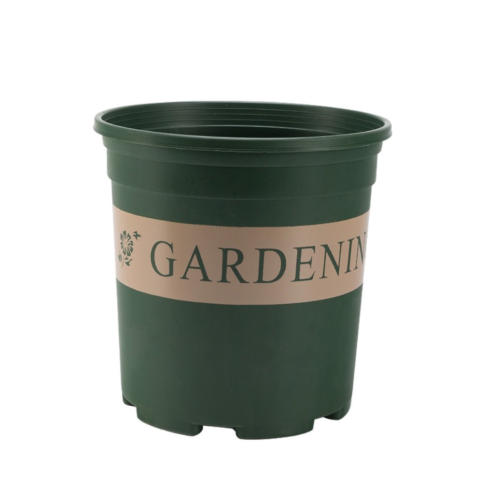 加厚花盆特价清仓1235塑料花盆圆形带托盘家用简约绿萝加仑盆