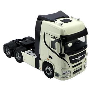 43拖头东风天龙车模旗舰版半挂牵引车模型原厂仿真合金1/24 券