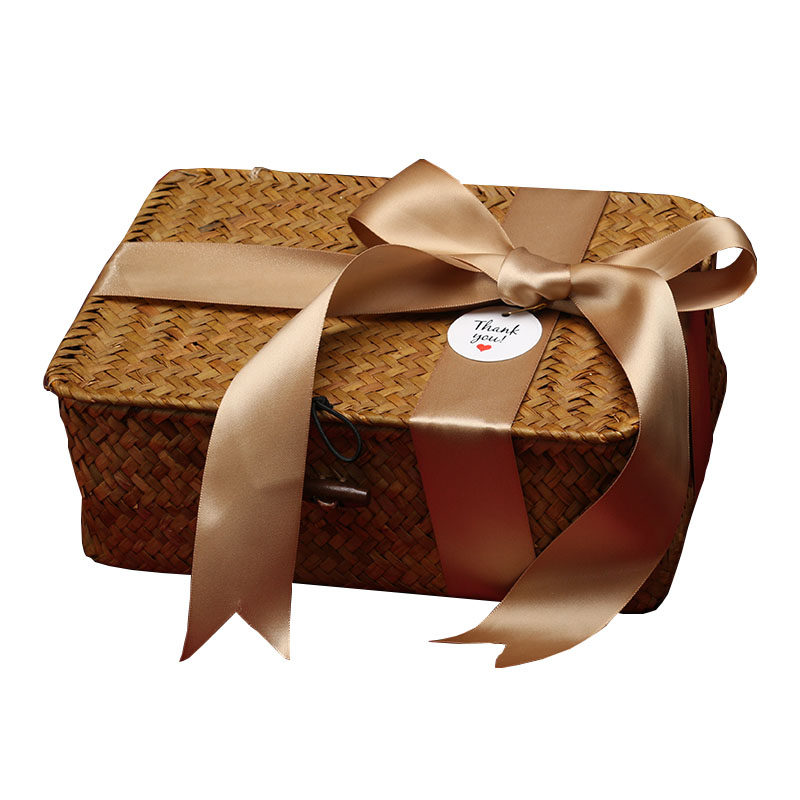 定制藤编礼物盒生日礼盒伴手礼盒空盒子结婚高档礼品袋包装盒实用