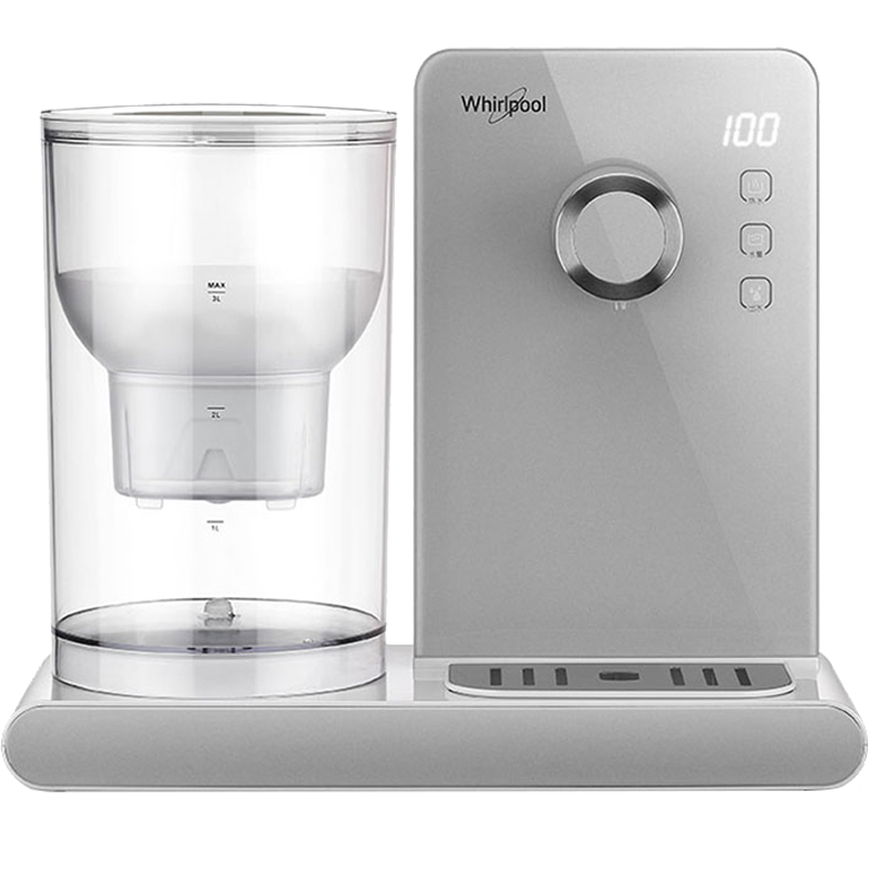 【美国惠而浦】即热过滤饮水机速热式迷你台式小型办公室家用桌面