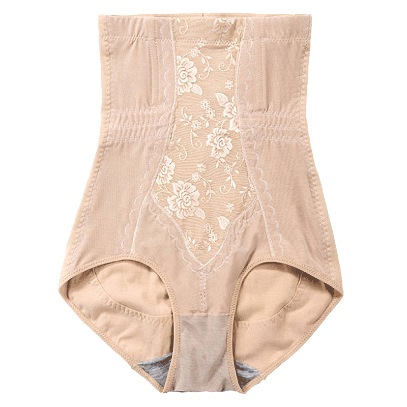 高腰收腹裤头提臀塑身内裤收胃塑形收肚腩裤收腰女纯棉裆束腹女士