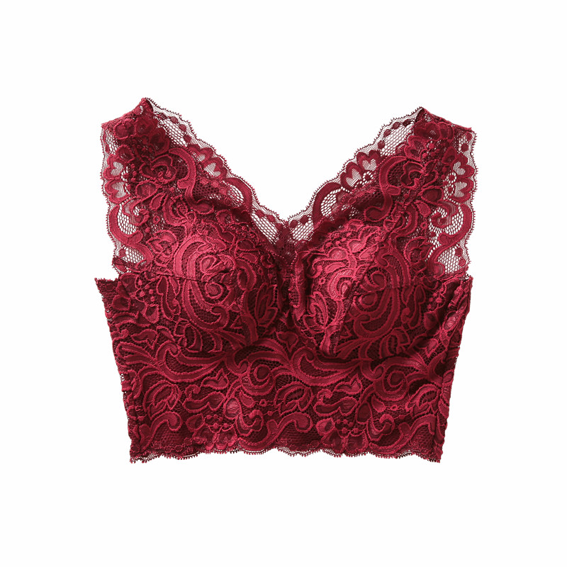 睡眠真丝文胸薄款无钢圈胸罩女士100%桑蚕丝无痕内衣背心式抹胸