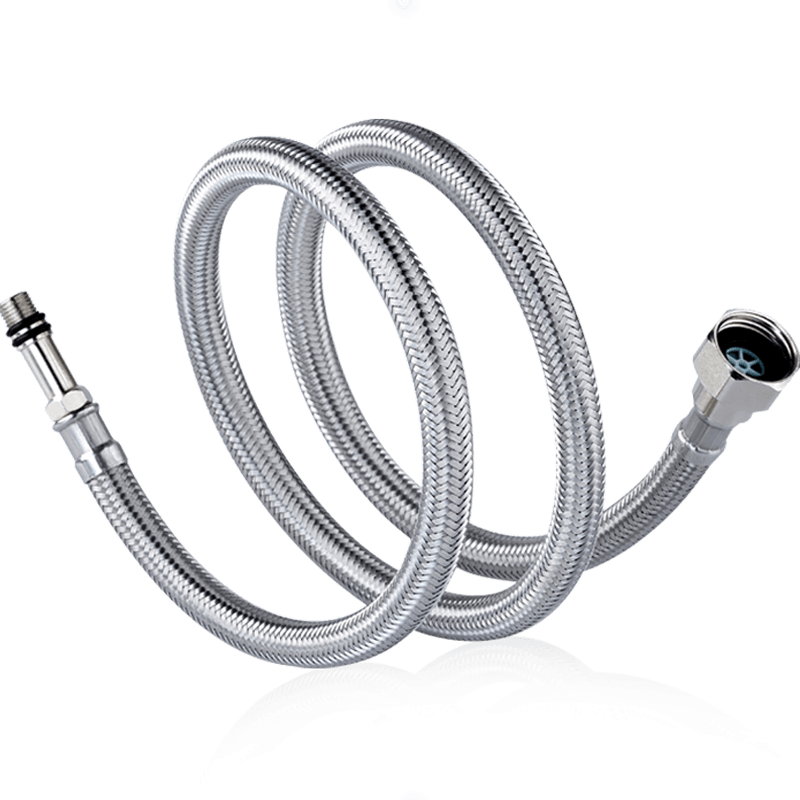 潜水艇304不锈钢编织软管连接冷热水龙头进出水管家用上水防爆管