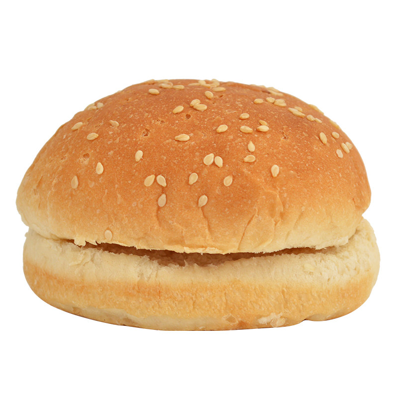 汉堡包 面包胚 商用家庭装早餐汉堡半成品家用即食方圆形皮坯整箱