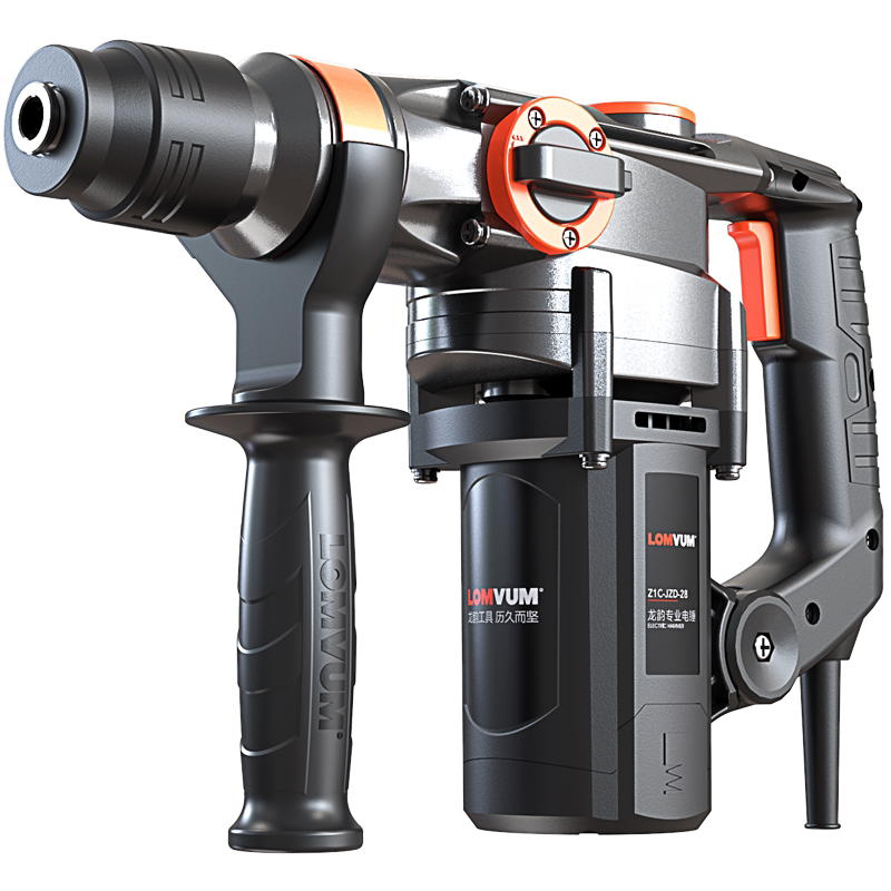 龙韵电锤电镐电钻家用多功能电捶三用电动大功率重型冲击钻混凝土