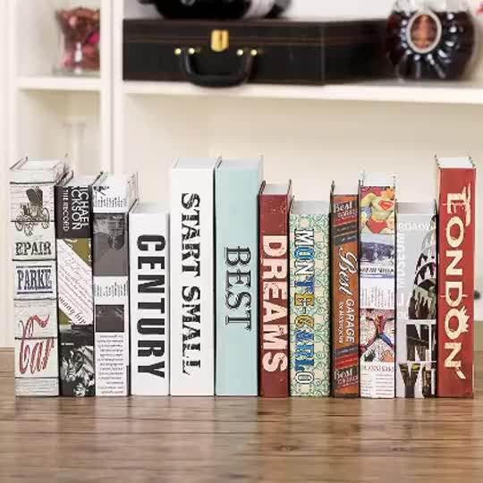 wholesale cheap price europe luxury fake book custom dummy book