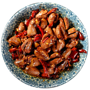 【2件立减5元】山拐那 麻辣鸡心零食小吃即食香辣熟食