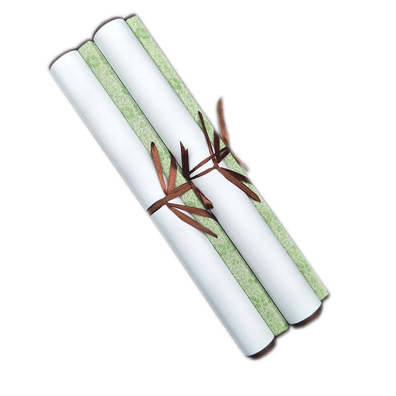 生宣空白画卷三尺四尺六尺横披全绫精装横幅空白画轴卷轴挂轴