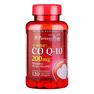 美国原装正品辅酶q一10软胶囊天猫辅酶素q10保护心脑血管供血不足