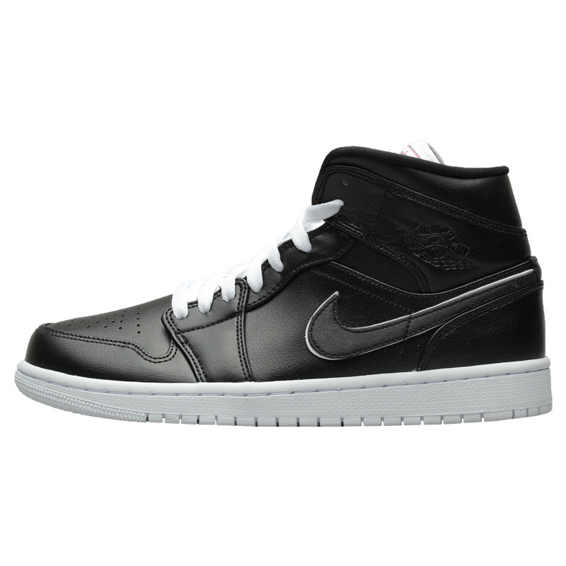 牛哄哄 air jordan 1 mid aj1 黑白奥利奥 篮球鞋 852542-016