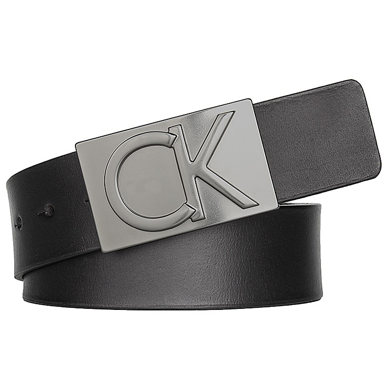 美国专柜正品calvin klein皮带男士商务平滑扣真皮ck腰带男年轻人