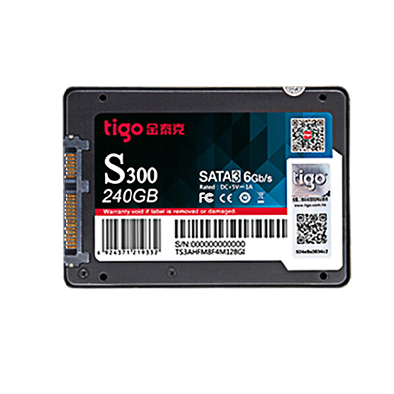 tigo/金泰克s300 240g固态硬盘台式机笔记本电脑ssd 120g 480 1tb