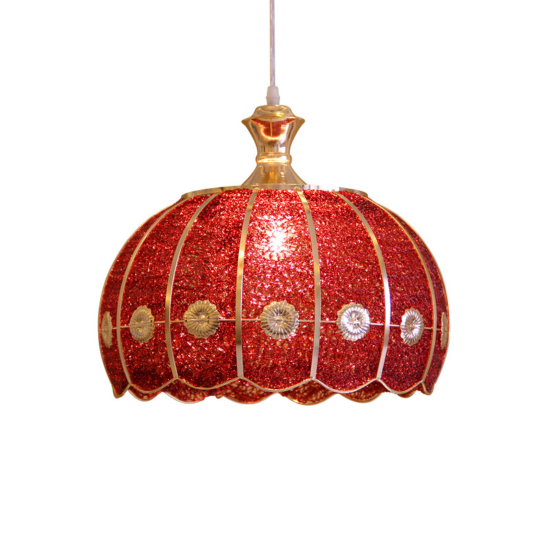 单头吊灯创意个性欧式简约轻奢卧室餐厅饭店商铺玄关过道阳台灯笼