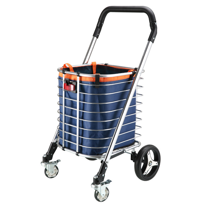 卡叶大号买菜车小拉车家用购物车折叠便携超市推车手拉车拉杆拖车