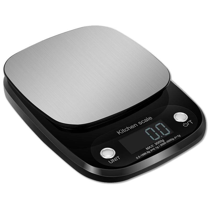 拜杰家用小型电子秤厨房秤高精度0.1g精准克秤烘培秤食物秤计量称