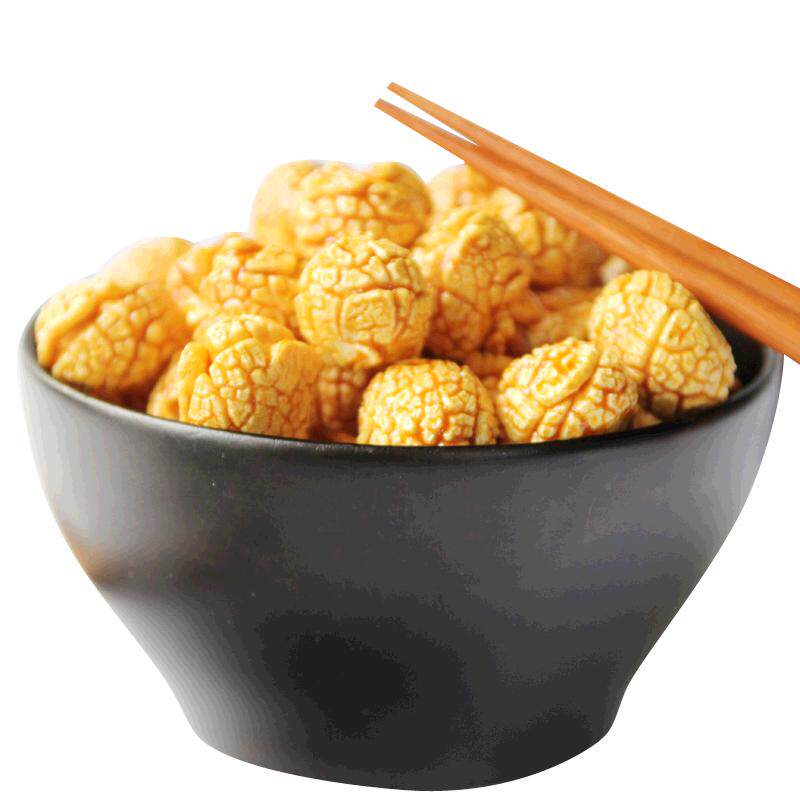 momochitl 美式焦糖味球形爆米花 膨化零食 办公室零嘴 桶装200g