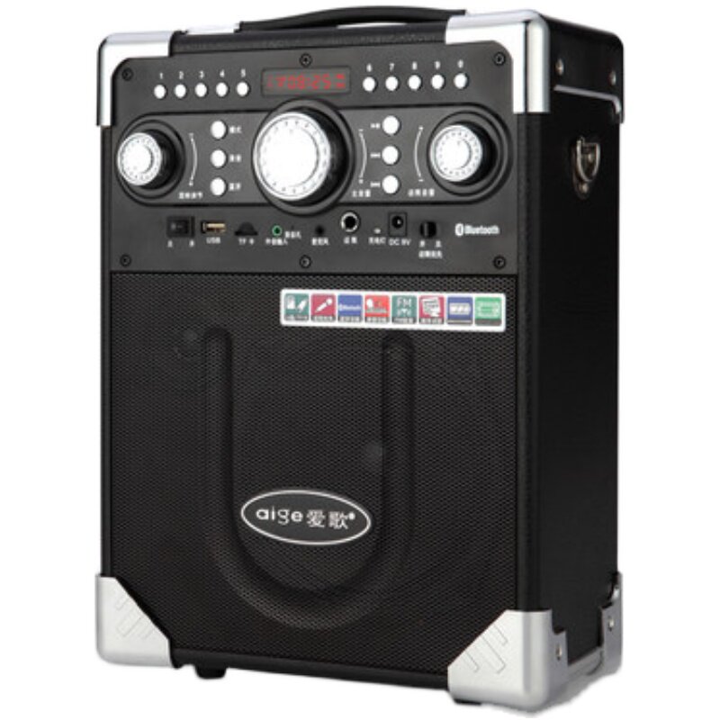 爱歌s8户外蓝牙音箱广场舞音响超大音量重低音炮便携式家用小型插u盘