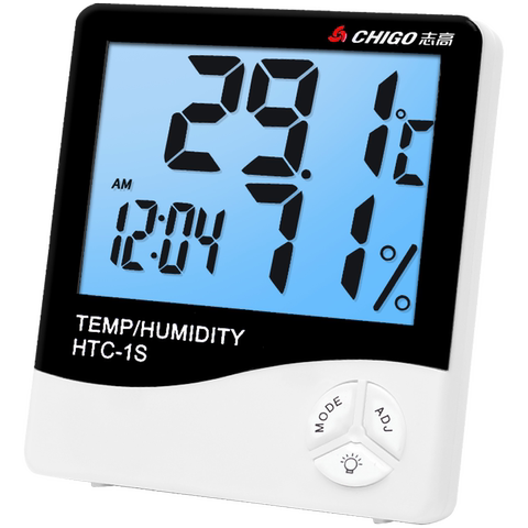 志高室内温湿度计家用儿童高精度电子温度计数显温度表婴儿室温计