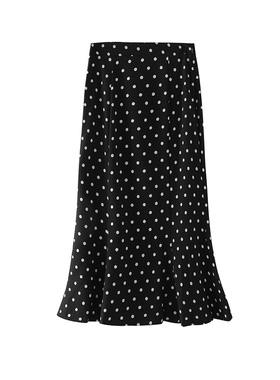 斑点半身裙