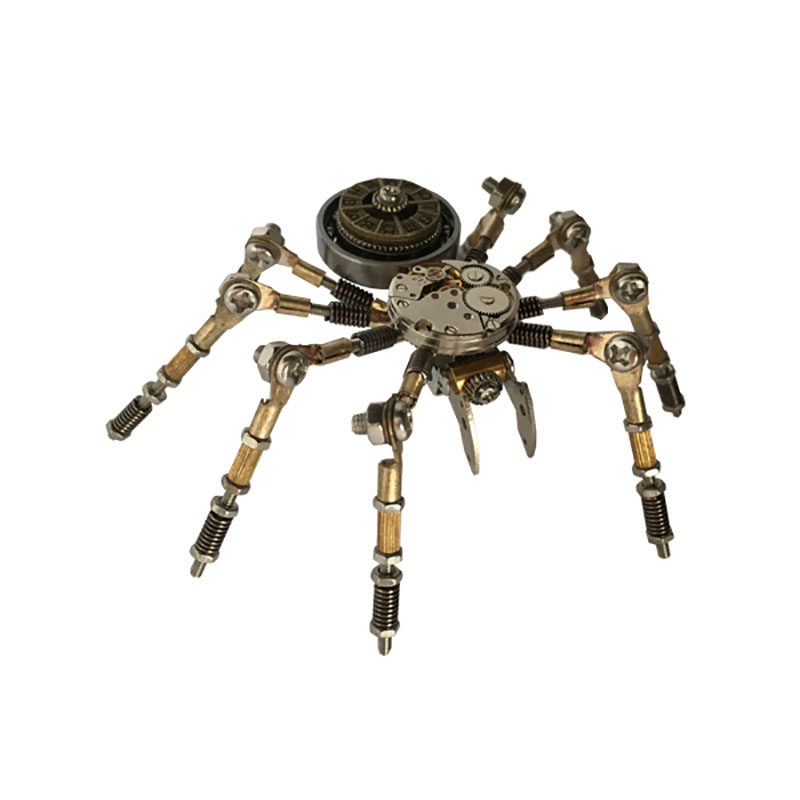 2019玩具组装diy原创蒸汽朋克风格【机械蜘蛛2.0】模型摆件礼物
