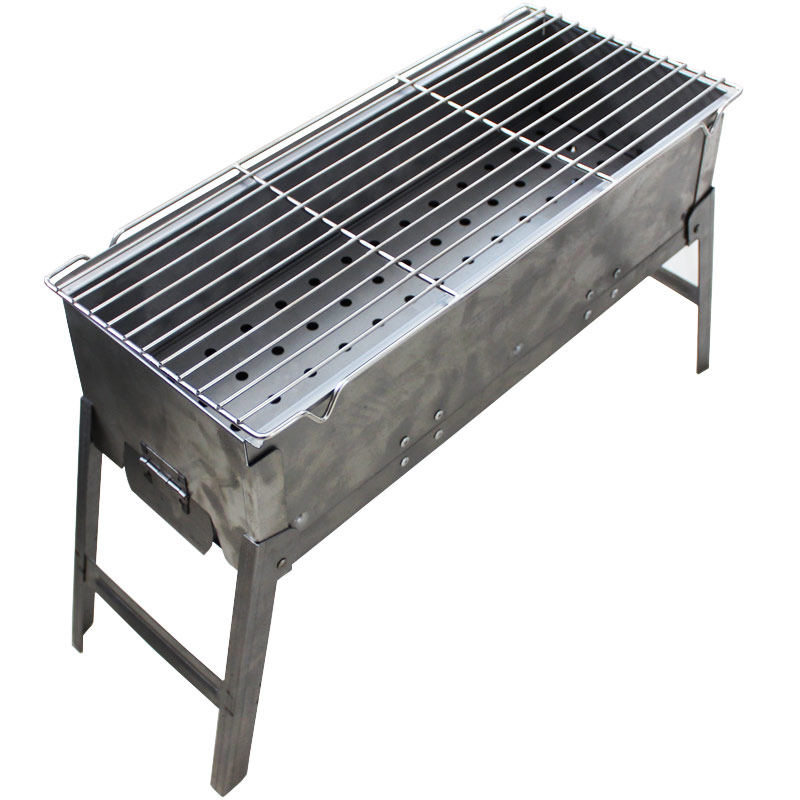 户外烧烤炉子 折叠烧烤架 烧烤工具 家用便携式加厚烤羊肉串架子