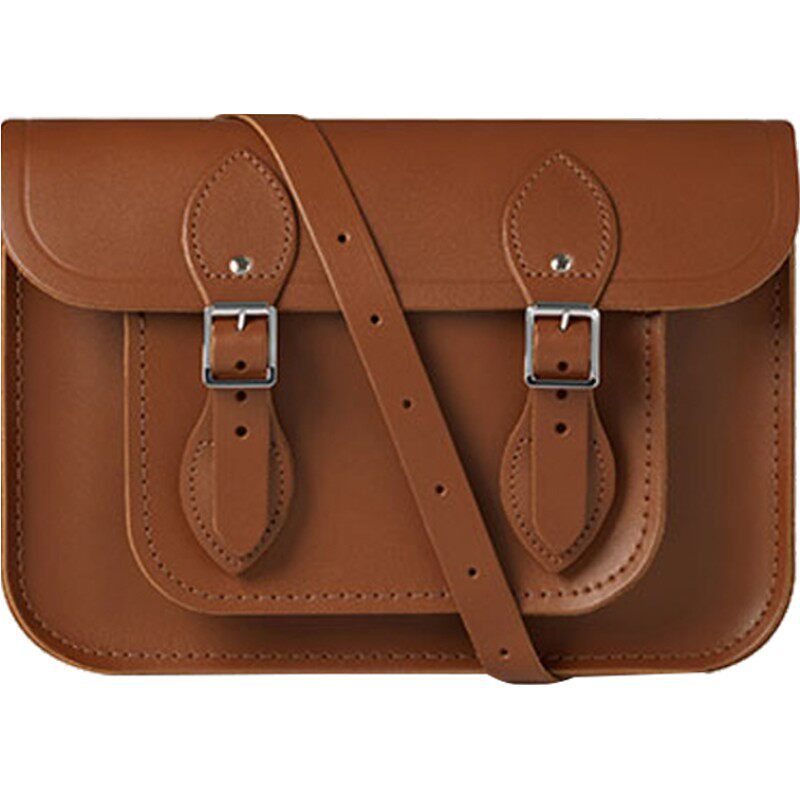 cambridge satchel英国剑桥包 11寸satchel 斜挎单肩邮差包纯手工