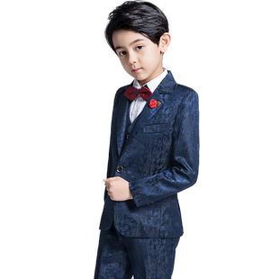 儿童西装男童花童礼服婚礼钢琴演出小西服套装英伦男孩演出服帅气