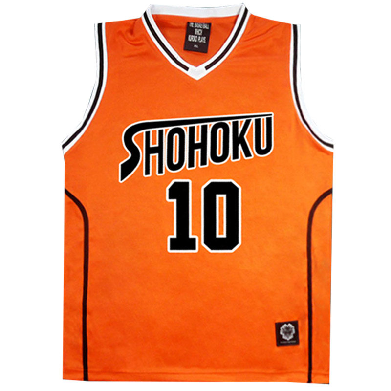 sd黑子哲也篮球服套装湘北高校10号樱木花道篮球服篮球衣队服定制