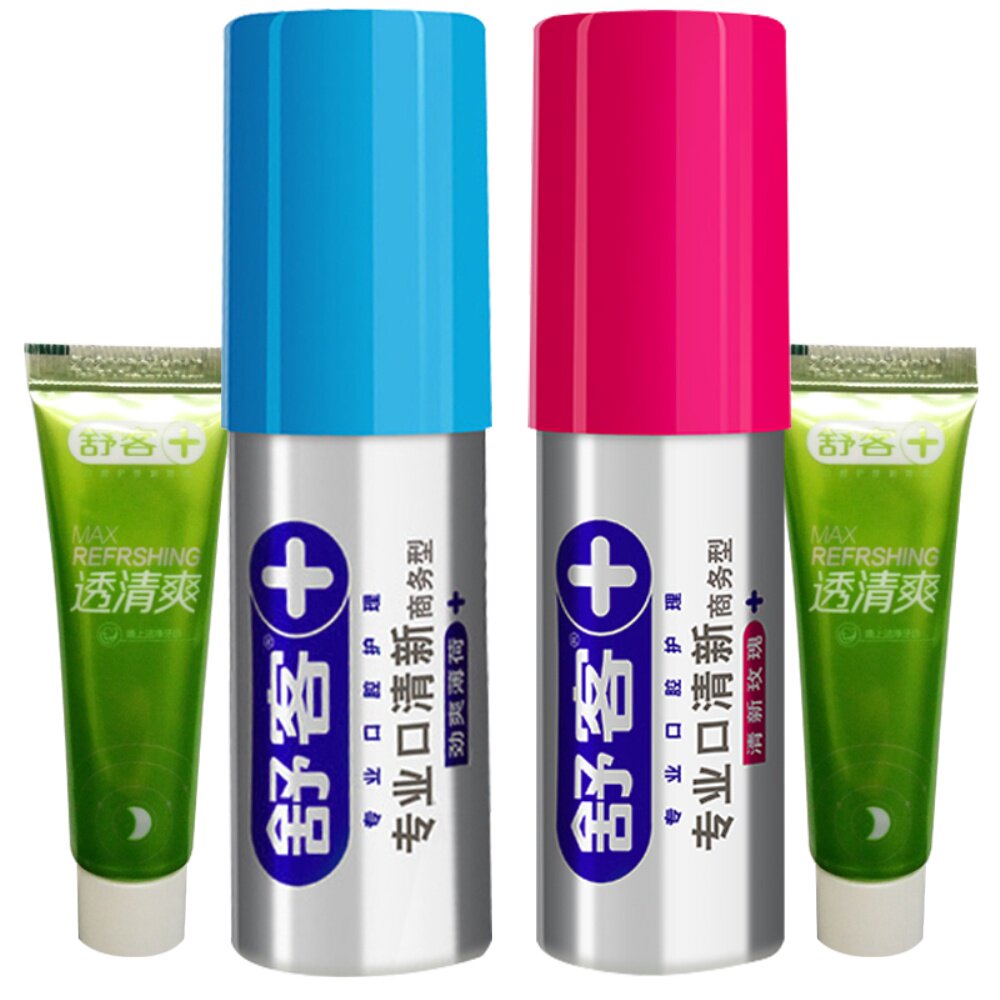 【2支】舒客口腔清新喷雾剂口气清新男女士口喷持久型约会神器 - 舒客
