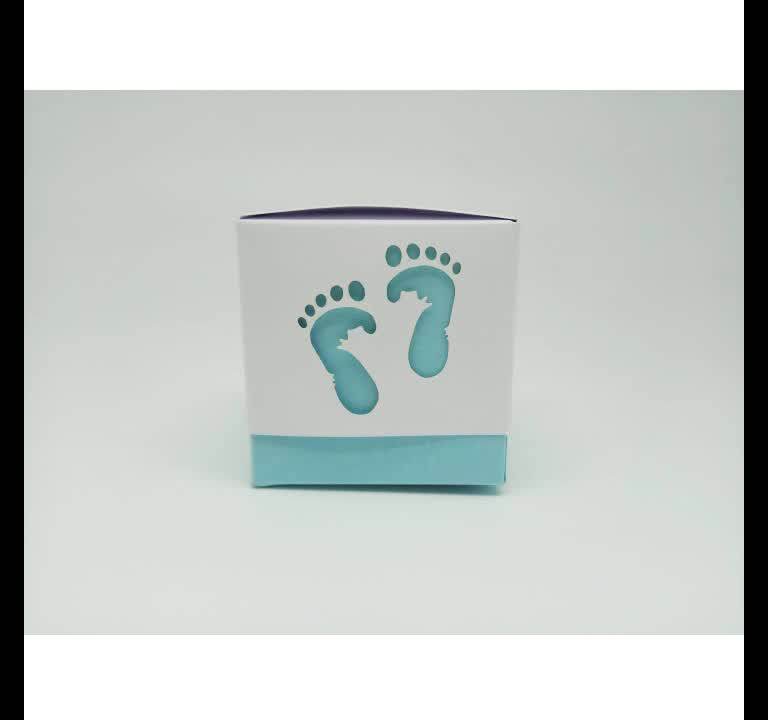 customize design baby shower gift box set chocolate window candy