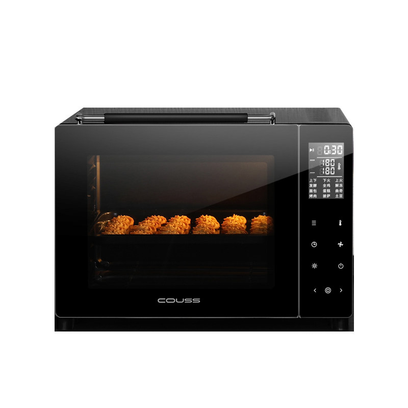 卡士couss家用小烤箱37升烘焙果干小型多功能面包带热风3703 - 海昊