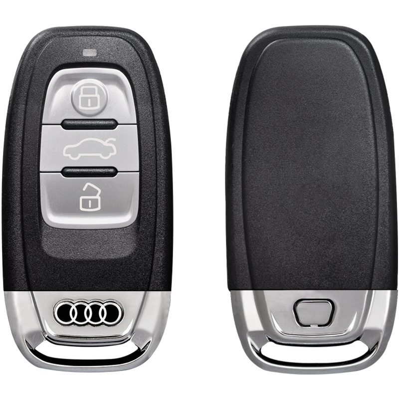 奥迪a4l a6l a5 q5 a7汽车原装原厂智能卡遥控器钥匙改装替换外壳