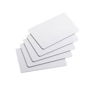 证卡打印机pvc白卡空白卡ic门禁芯片卡ic卡背胶证卡机打印圆白卡