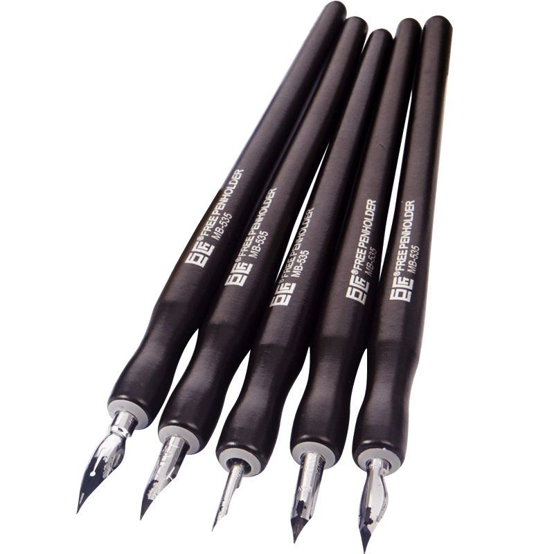 巨匠漫画笔钢笔式蘸水笔漫画墨水修正液套装勾线沾水笔g/d/哨/圆笔尖