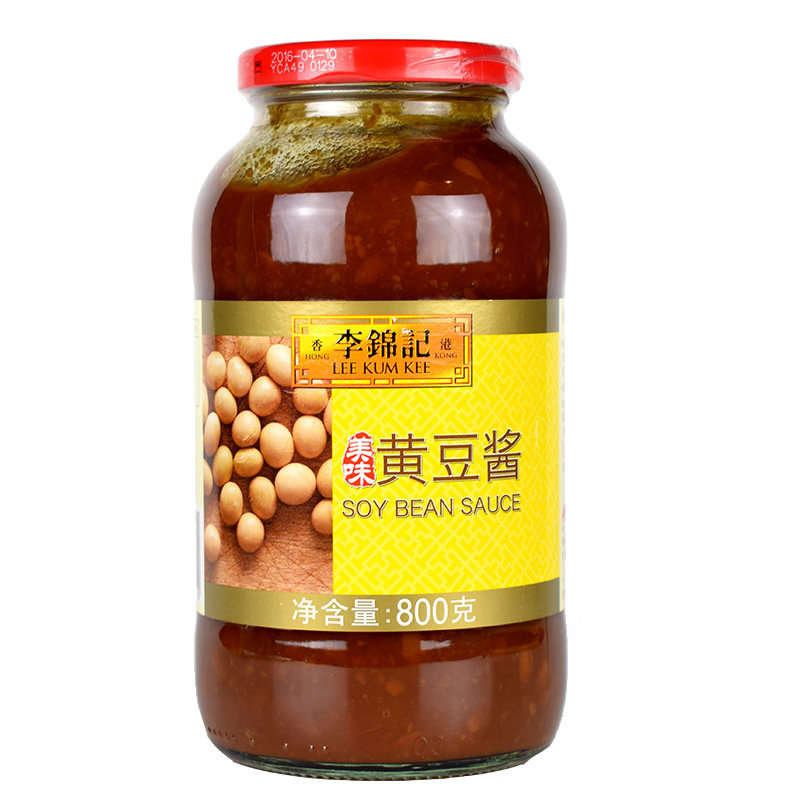 李锦记美味黄豆酱800g包邮不辣的豆瓣酱酱焖酱爆炒菜蘸点拌面