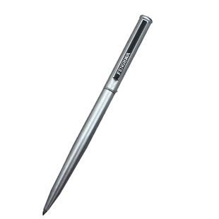 包邮库存老笔上海丰华410全钢旋转圆珠笔龙凤浮雕金刻笔杆送芯