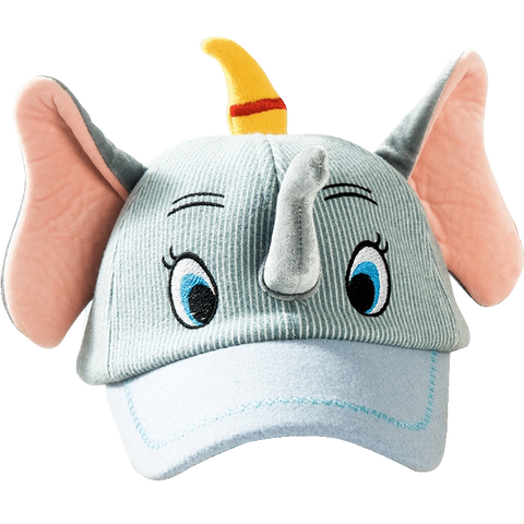 儿童帽子春秋1-2-3岁4男童卡通大象宝宝鸭舌帽可爱女童婴儿遮阳潮