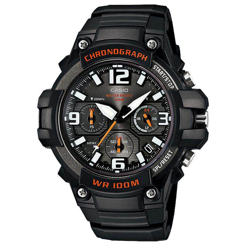 卡西欧手表男夜光防水多功能运动石英表时尚休闲运动学生mcw-100h