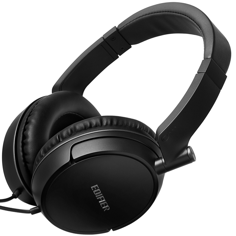 edifier/漫步者 h841p耳机头戴式重低音乐手机电脑带麦耳麦耳机