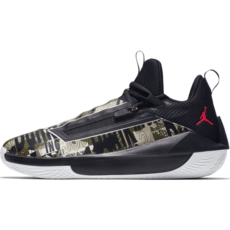 nike jordan jumpman aj 威少简版男子运动实战篮球鞋aq0394-100 - 速