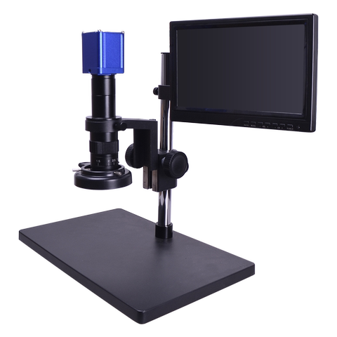 带光源ccd电子高倍相机手机维修数码屏幕支架家用体视专用放大镜10000